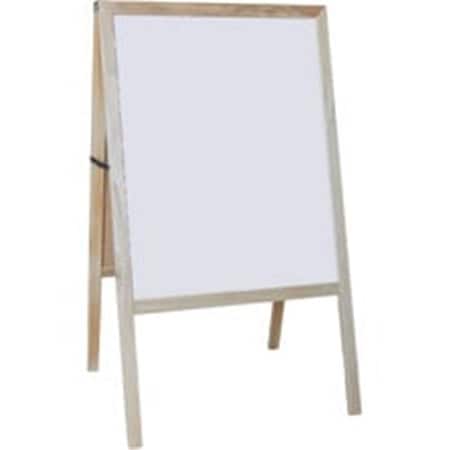 Flipside Flipside Products FLP31200 Dry-Erase Board & Chalkboard Easel - Black & White FLP31200